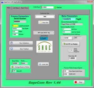 SageCom Validation and Configuration Software