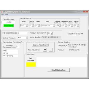 Logiciel de réétalonnage et de postétalonnage Validyne SI58