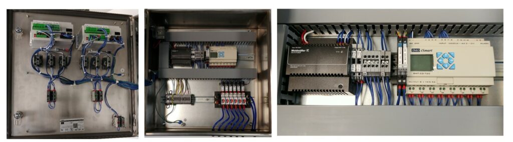 Oil Water batch panel inside layout